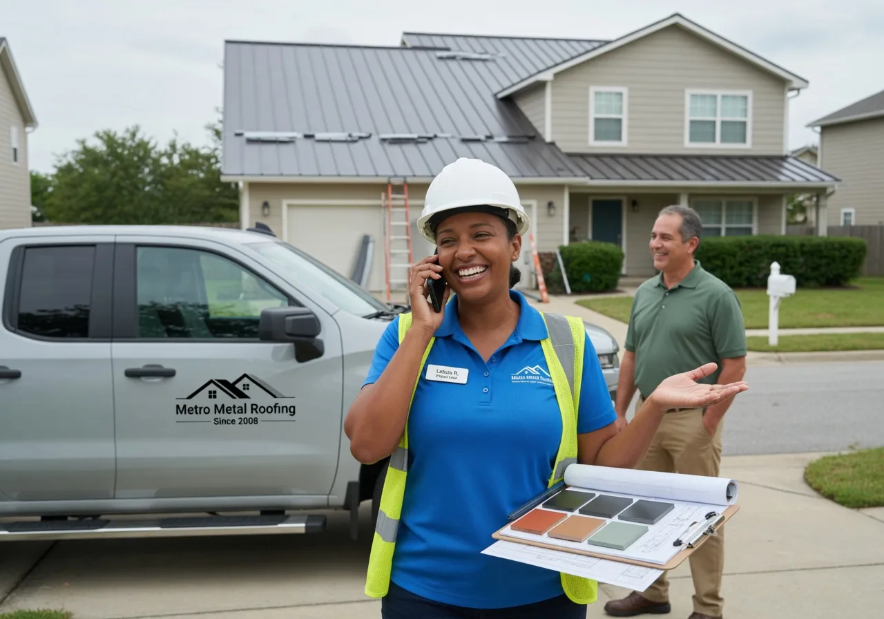 Storm Damage Metal Roof Repair in Unionville, VA